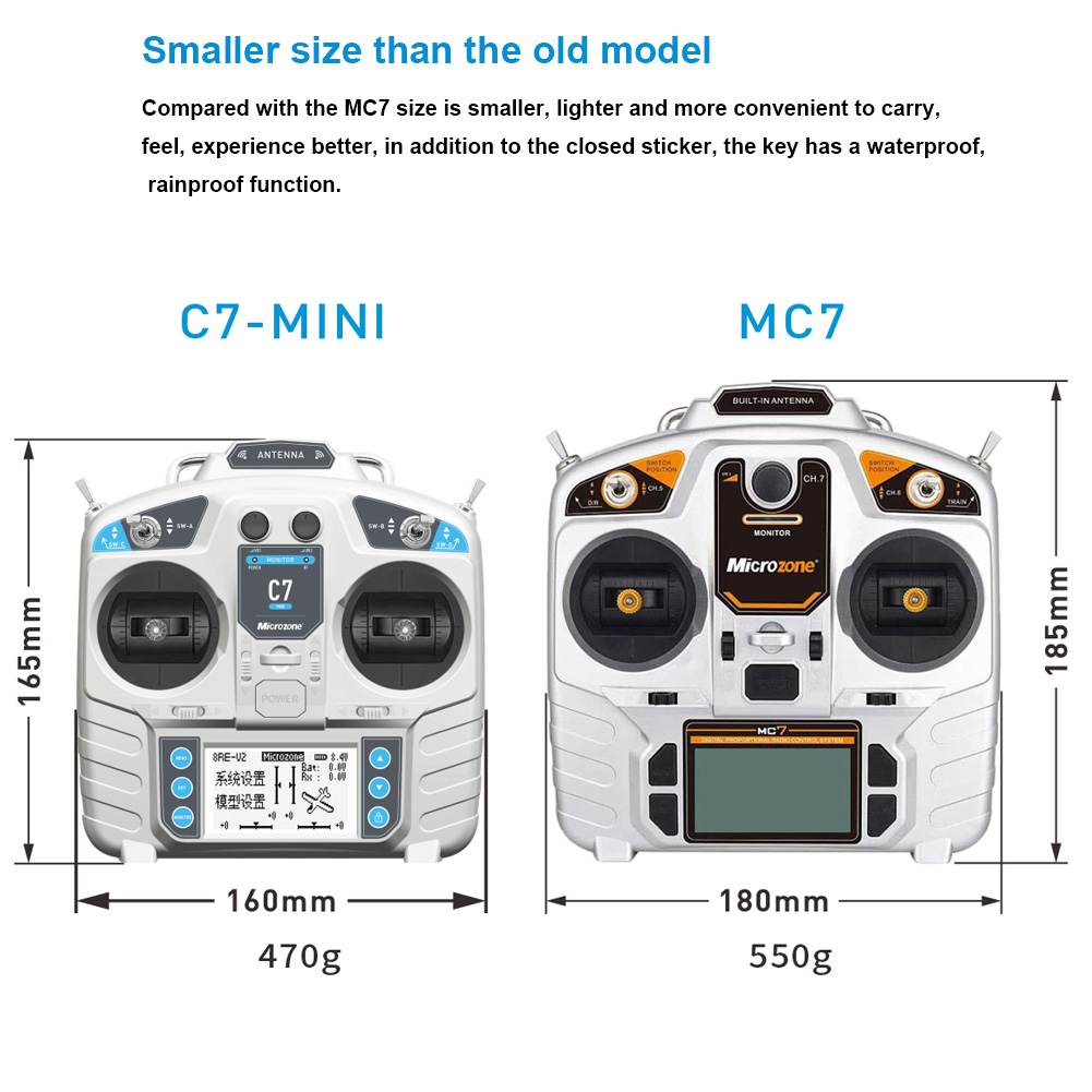 MicroZone MC7 Controller C7 MI - Rc Helicopter Mini review and price
