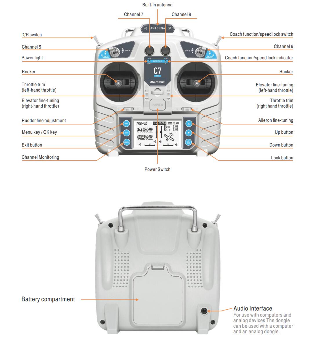 MicroZone MC7 Controller C7 MI - Rc Helicopter Mini review and price