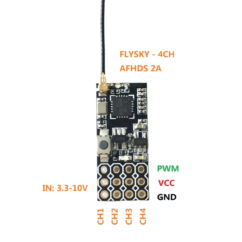 Flysky FS2A Mini Receiver 4CH  - Rc Helicopter Remote Control review and price