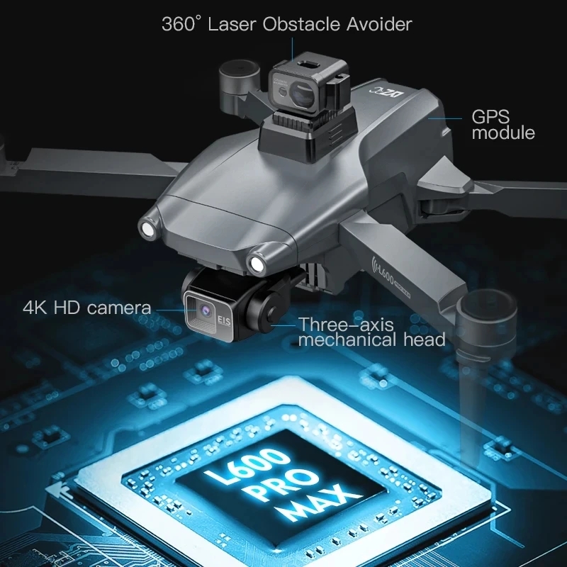 L600 PRO MAX GPS Drone Profess - Rc Helicopter Electric review and price