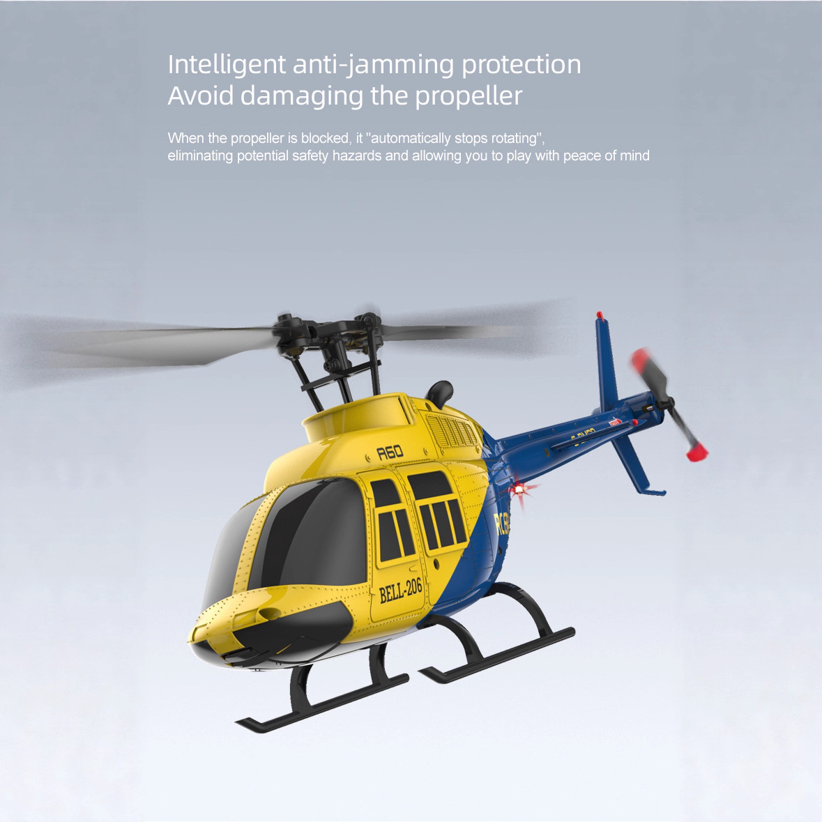 A60 1/42 Scale Bell 206 RC Hel - Rc Helicopter Single Rotor review and price
