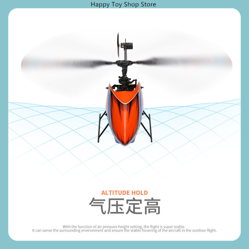 WLtoys XK K127 4CH Flybarless  - Rc Helicopter Single Rotor review and price