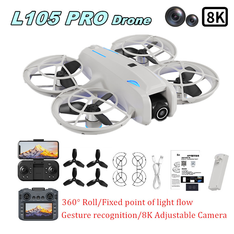 L105 PRO Drone Duel 8k Lens Fu - Rc Helicopter Charger review and price
